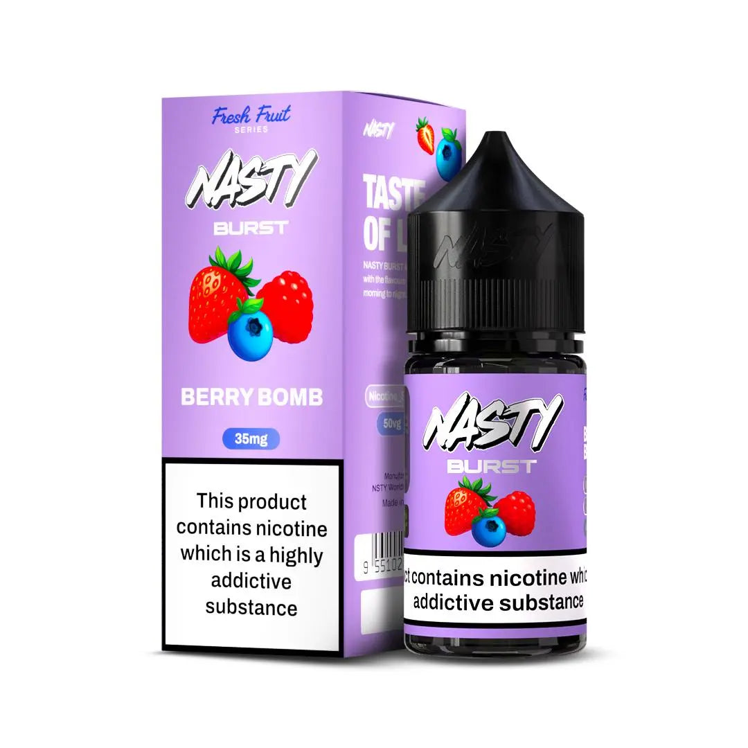 NASTY Burst Nic Salts – Berry Bomb | Premium Vape Juice in Chennai