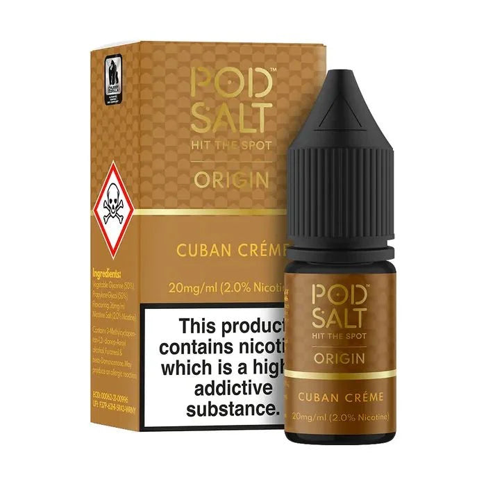 POD SALT Cuban Crème Nicotine Salt | Premium Nic Salt in Chennai
