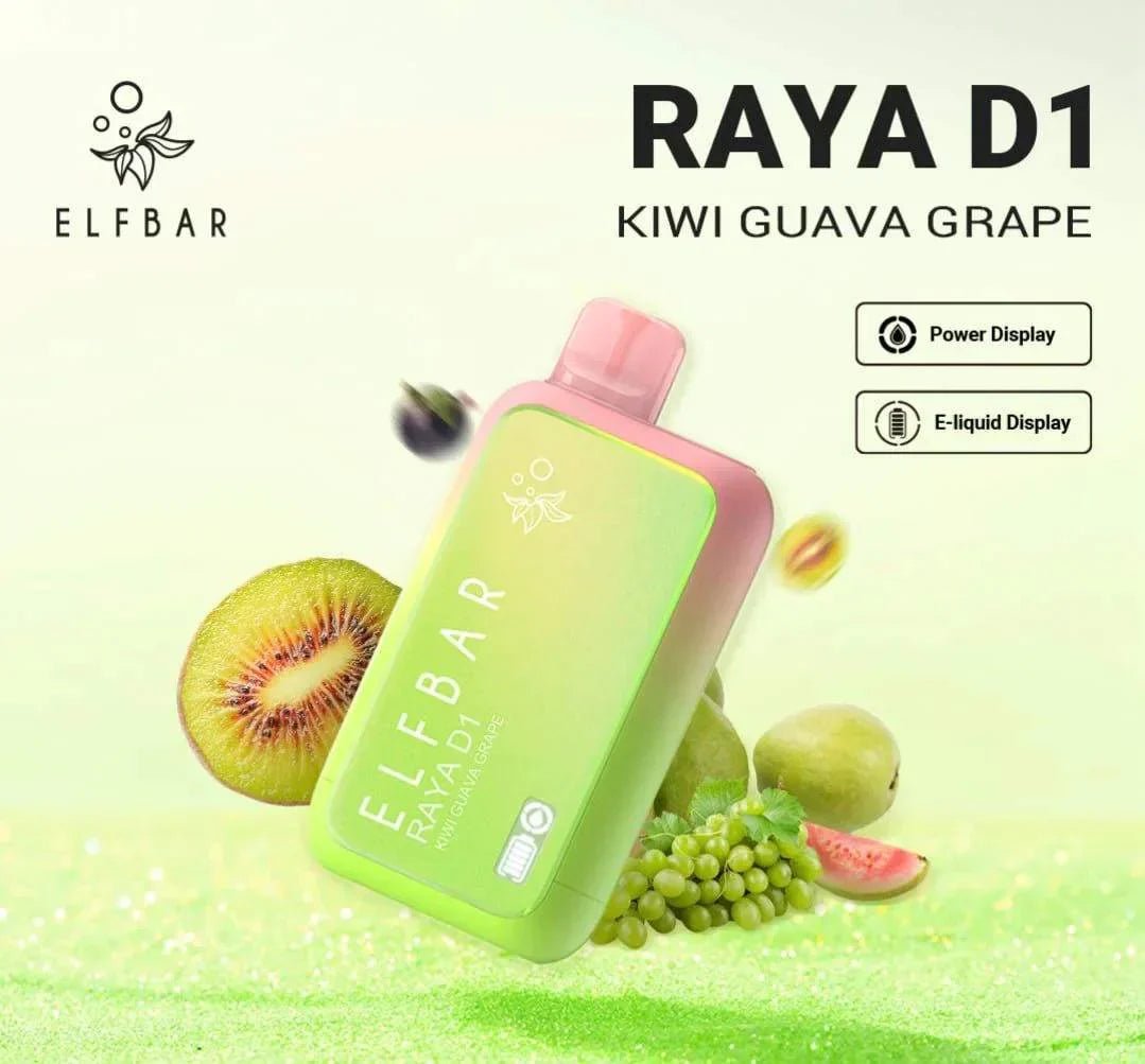 ELF BAR RAYA D1 – Kiwi Guava Grape - Vape Shop Chennai - My Store