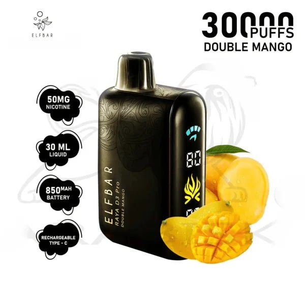 Elf bar Raya d3 pro -30k Double mango - Vape Shop Chennai - My Store